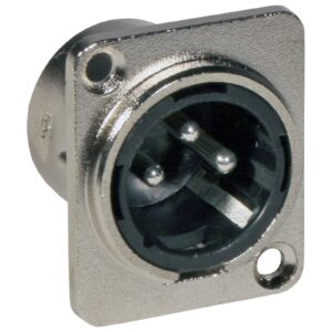 XLR male CHASSIS D-SIZE