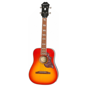 UKULELE EUHTFCNH1 HUMMINGBIRD TENOR ACOUSTIC/ELECTRIC FADED CHERRY EPIPHONE
