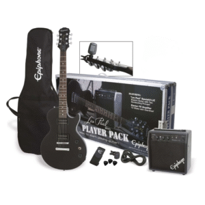 GTR ELECT LES PAUL PLAYER PACK EBONY PPEG-EGL1EBCH1 EPIPHONE