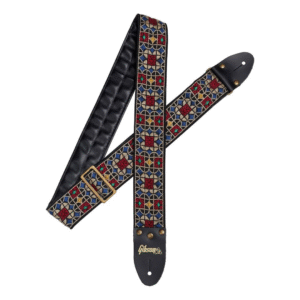 SANGLE GTR ET BASSE GIBSON THE ORANGE LILY LONGUEUR AJUSTABLE ASVS-ORL