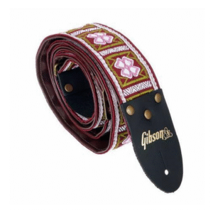 SANGLE ASVS-PRM GIBSON POUR GUITARE/BASSE THE PRIMROSE