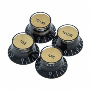 JEU DE 4 BOUTONS PRMK-020 GIBSON POUR GTR ET BASSE