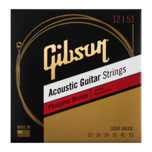 JC FOLK SAG-PB12 GIBSON PHOSPHOR BRONZE ACOUSTIC 12