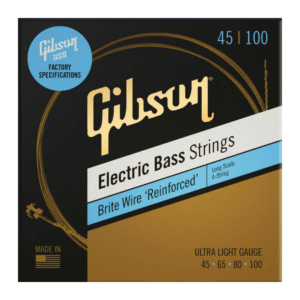 JC BASSE SBG-LSUL GIBSON LONG SCALE BRITE WIRE ELECTRIC BASS 4 CORDES 45-100 ULTRA LIGHT