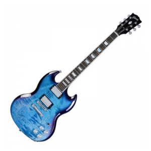 GTR ELECTRIQUE SGM01U8CH1 BLUEBERRY FADE MC GIBSON USA SG MODERN