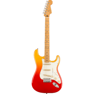 GTR ELECT. 014-7312-387 FENDER Player Plus Strat TQS=Tequila Sunrise MN 0147312387 PP STRAT MN TQS + Deluxe Gig Bag