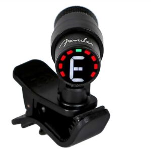 ACCORDEUR A PINCE ECRAN LED COULEUR ROTATIF ET VIBRANT VISIBILITE JOUR/NUIT BULLET TUNER BLACK 023-9979-002 FENDER