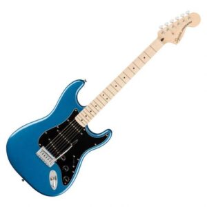 GTR ELEC 037-8003-502 BLUE SQUIER BY FENDER Affinity Stratocaster, Maple Fingerboard, Black Pickguard, Lake Placid Blue 0378003502