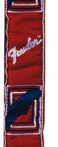SANGLE 099-0682-000 FENDER MONOGRAMME ROUGE/BLANC/BLEU Fender® 2&Prime; Monogrammed Strap, Red/White/Blue / RED/WHITE/BLUE MONO STRAP
