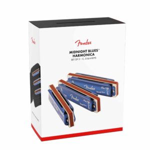 HARMONICA 099-0702-121 FENDER C+G+A PACK3 MIDNIGHT BLUES