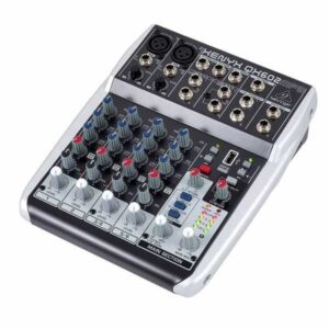 MIXEUR QX602MP3 BEHRINGER 6IN USB XENYX MULTI-EFFETS KLARK TEKNIK INTERFACE AUDIO
