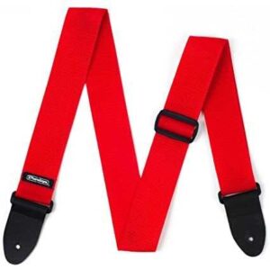 SANGLE POLY RED D07-01RD DUNLOP ROUGE