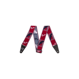 SANGLE 099-0686-009 FENDER Red/White/Blue Weighless 2&Prime; Mono