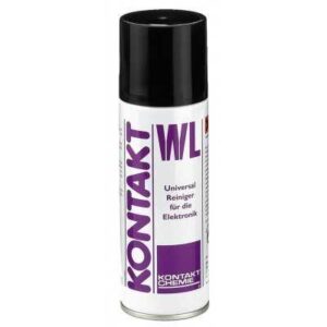 AEROSOL NETTOYANT 200ML KKWL-200 KONTACT Pour laver et dégraisser les appareils électroniques. Dissout les salissures grasses, huileuses, collantes sans laisser de résidus