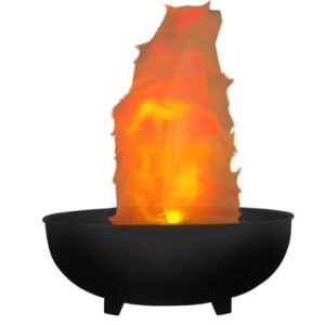 J/L 5X1W LEDS 3 AMBRE + 2 ROUGE JB SYSTEMS LEDVIRTUALFLAME B04544