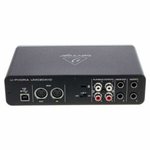 INTERFACE AUDIO UMC204HD BEHRINGER NUMERIQUE USB 2 ENTREES ET 4 SORTIES U-Phoria