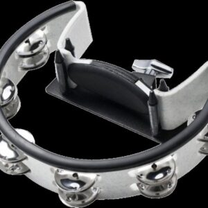 TAMBOURIN CYMBALETTES CHROME + ATTACHE PEARL PTM10SH