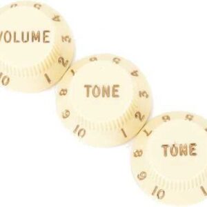 BOUTONS STRAT 1V/2T VINTAGE AGED 099-1369-000 FENDER Knobs