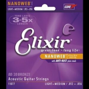 JC FOLK NANOWEB LIGHT-MEDIUM 12-56 11077 ELIXIR