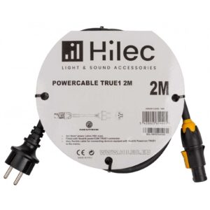 CABLE ALIM H07RN-F TRES FLEXIBLE DE 3X1.5MM2 (16A MAX) POWERCABLE TRUE1 2M HILEC