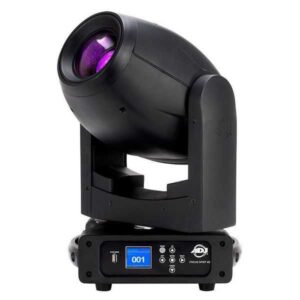 LYRE 200W SPOT 6GOBO 8COULEUR+BLANC FOCUSSPOT4Z ADJ FOCUS+ZOOM MOTORISES 11à22° + 2 effet PRISM ROTATIF 8.3kg