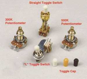 POTENTIOMETRE 300K OHM LINEAR TAPER LONG SHAFT PPAT-300 GIBSON