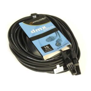 CABLE DMX 3P.XLRM 3P.XLRF 15m DMX ACDMX3/15-ADJ 1621000010