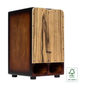 CAJON CAJ-CANNON-EB STAGG W. EBONY FINISH