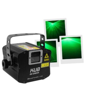 LASER KUB80GREEN BOOMTONE DJ ANIMATION EFFET TUNNEL FAUX PLAFONDS