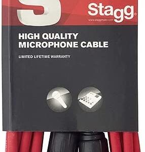 CABLE MICRO XLR/XLR 6 M ROUGE SMC6 CRD STAGG