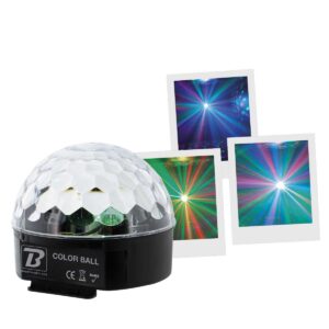 J/L DEMI BOULE COLORBALL BOOMTONE DJ LUMINEUSE A LEDS 9W TCDE INCLUSE 59862