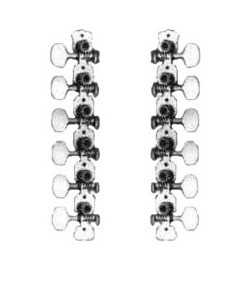 MECANIQUES ACOUSTIQUES PLATINE CHROME 12 CORDES YELLOW PARTS PROMO AU LIEU DE 26.90€