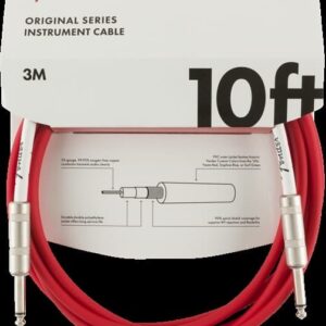CABLE INSTRU 099-0510-010 ORIGINAL 3M 10&prime; FIESTA RED FENDER