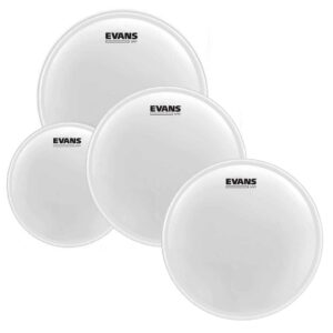 PACK ROCK EVANS UV1 SABLEE 10&Prime; 12&Prime; 16&Prime; ET PEAU FRAPPE CAISSE CLAIRE 14&Prime; UV1 SABLEE EPP-UV1-R