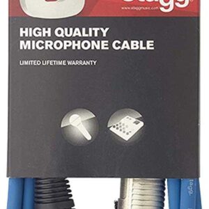 CABLE MICRO XLR M / XLR F 3M BLEU SMC3BLEU STAGG