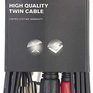 CABLE 2 X RCA M / 2 X XLR M 3M STC3CMXM STAGG