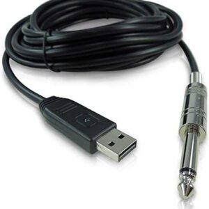 CABLE GUITAR2USB BEHRINGER CONVERTISEUR JACK 6.35MM vers USB