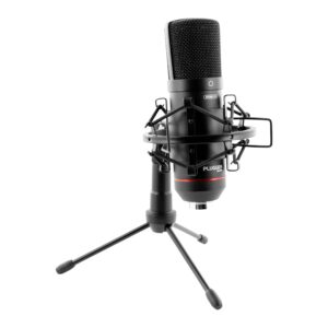 MICRO STUDIO USB MUSB20PLUS PLUGGGER STUDIO Livré avec bonnette, Suspension, trépied et cable USB Streaming, Podcas, Gaming, visio 74713