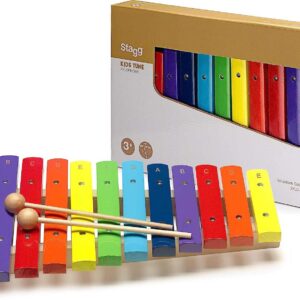 XYLOPHONE XYLO-J12RB STAGG 12 KEYS RAINBOW COLOR