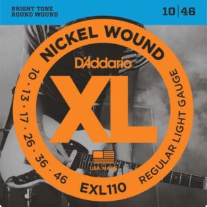 JC ELECT. EXL110 D&rsquo;ADDARIO LIGHT 10-46
