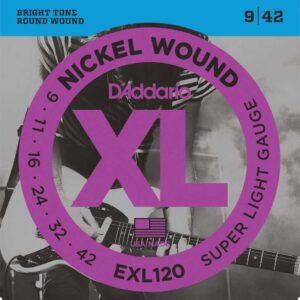 JC ELECT. EXL120 D&rsquo;ADDARIO SUPER LIGHT 09-42