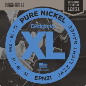JC ELECT. PURE NICKEL 12-51 EPN21 D&rsquo;ADDARIO