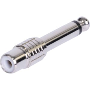 ADAPTATEUR ADAPT-RCAF-J6.3MM-MT RCA FEMELLE JACK MONO MAKE 6.35mm 18-5584
