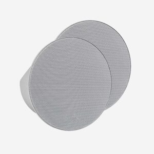 ENSEMBLE DE 2 PLAFONNIERS DONT UN ACTIF (AVEC RECEPTEUR BLUETOOTH) QUI ALIMENTE LE DEUXIEME (PASSIF) CHP6A-BSET AUDIOPHONY