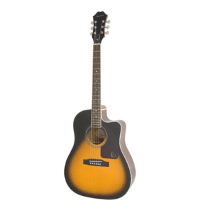 GTR ELECTRO-ACOUSTIQUE AJ-220SCE SOLID TOP VINTAGE SUNBURST EPIPHONE