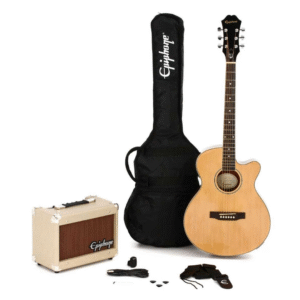 PACK GTR ACOUSTIQUE PPGR-EEP4NACH1-EU EPIPHONE PR-4E PLAYER PACK AVEC AMPLI PPGR-EEP4NACH1