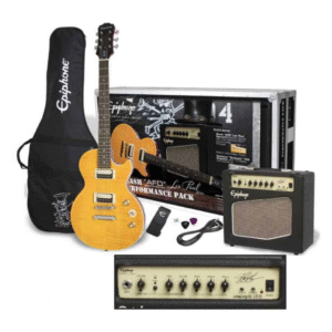 PACK GTR ELECT PPGS-ENA2AANH3 EPIPHONE SLASH AFD LES PAUL PERFORMANCE PACK APPETITE AMBER