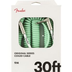 CABLE 099-0823-007 FENDER ORIGINAL COIL COUDE 9M SURF GREEN