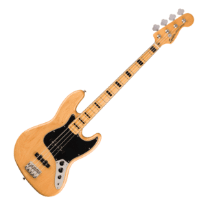 GTR BASSE 037-4540-521 CV 70S JAZZ BASS NATURAL 4 CORDESSQUIER BY FENDER Classic Vibe &rsquo;70s Jazz Bass®, Maple Fingerboard, Natural