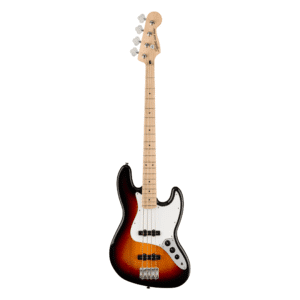 GTR BASSE 4 CORDES 037-8602-500 AFFINITY JAZZ BASS SQUIER 3-Color Sunburst Affinity Jazz Bass, Mapple Fingerboard, White Pickguard